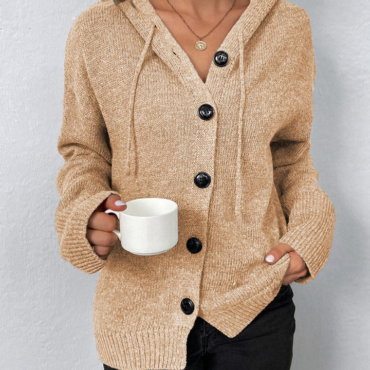 Heidi-Mode | Kapuzencardigan mit Kordelzug