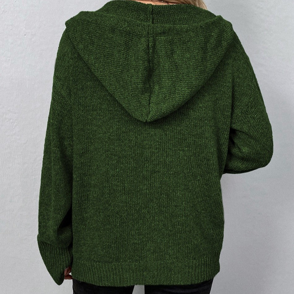 Heidi-Mode | Kapuzencardigan mit Kordelzug
