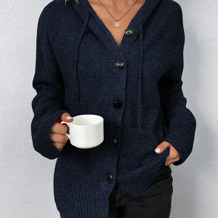 Heidi-Mode | Kapuzencardigan mit Kordelzug