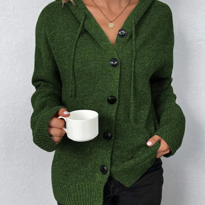 Heidi-Mode | Kapuzencardigan mit Kordelzug
