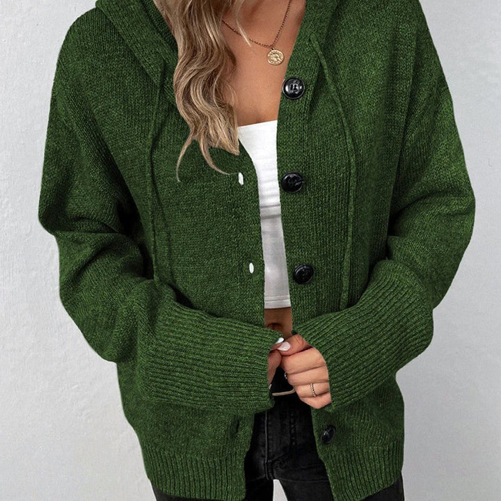 Heidi-Mode | Kapuzencardigan mit Kordelzug