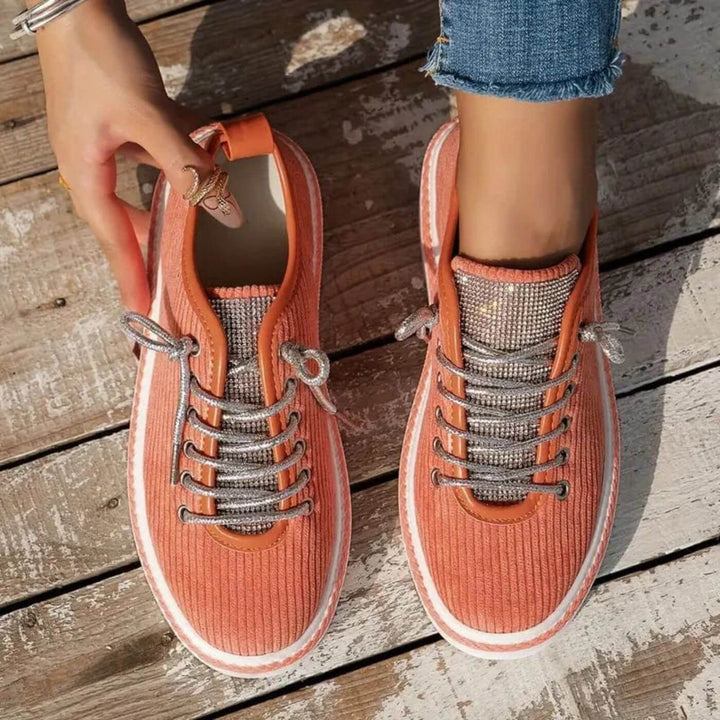 Valentina™ - Stilvolle Orthopädische Cord-Sneaker