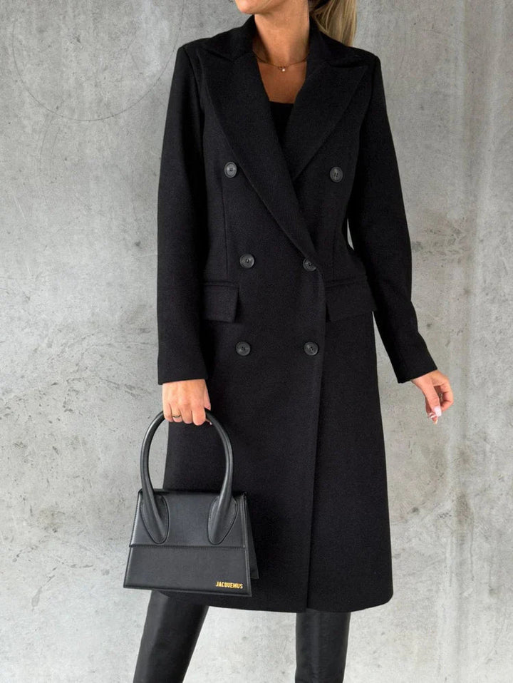 Valentina | Bequemer langer Herbst Wintermantel