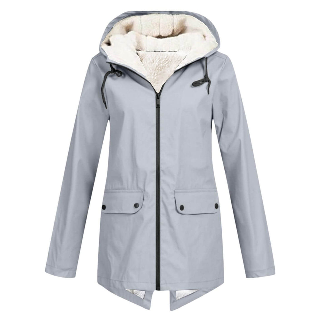 Vivien™ – Fleecegefütterte Jacke mit Kapuze und Reißverschluss