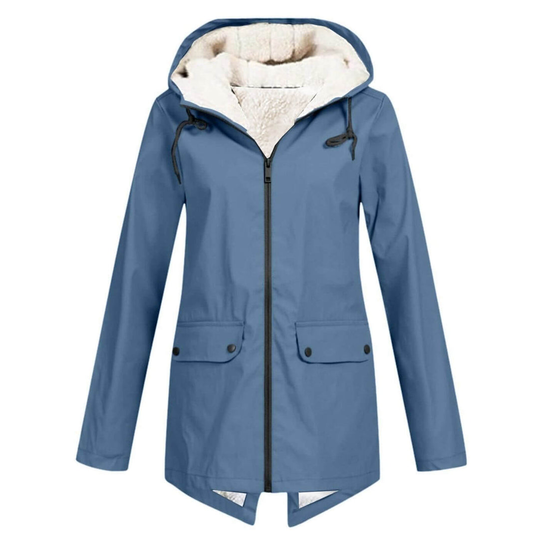 Vivien™ – Fleecegefütterte Jacke mit Kapuze und Reißverschluss