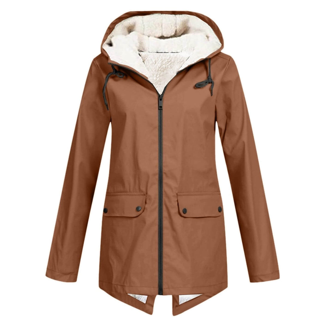 Vivien™ – Fleecegefütterte Jacke mit Kapuze und Reißverschluss