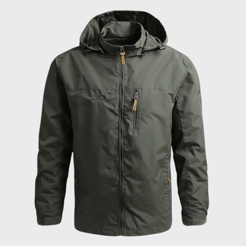 Luca | Wasserdichte Jacke mit hohem Kragen