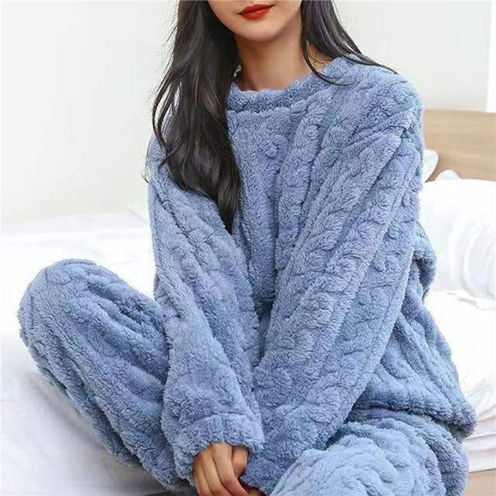 Maria | Weiches Fleece Schlafanzug Set