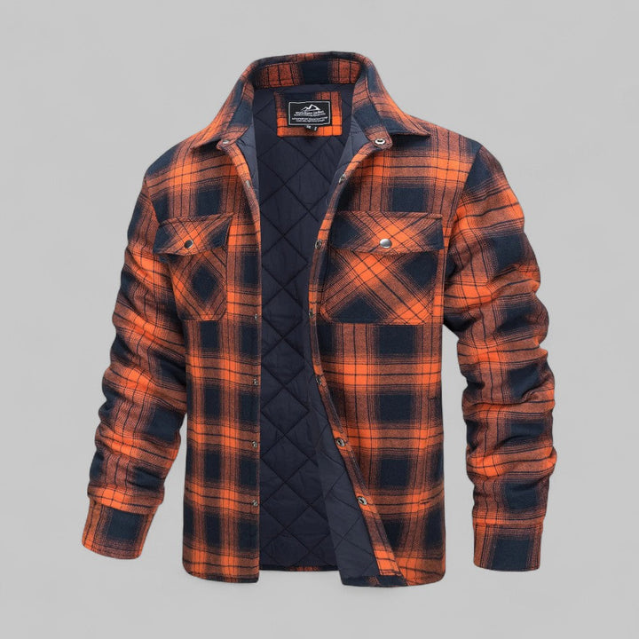 Tobias | Bequeme karierte Flanellhemdjacke