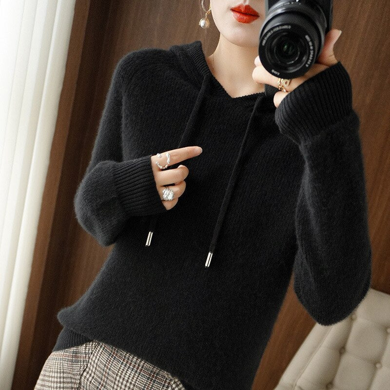 Jennifer | Zeitloser Kapuzenpullover mit Langarm