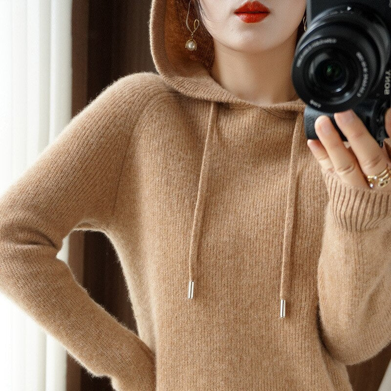Jennifer | Zeitloser Kapuzenpullover mit Langarm