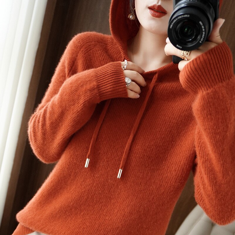 Jennifer | Zeitloser Kapuzenpullover mit Langarm
