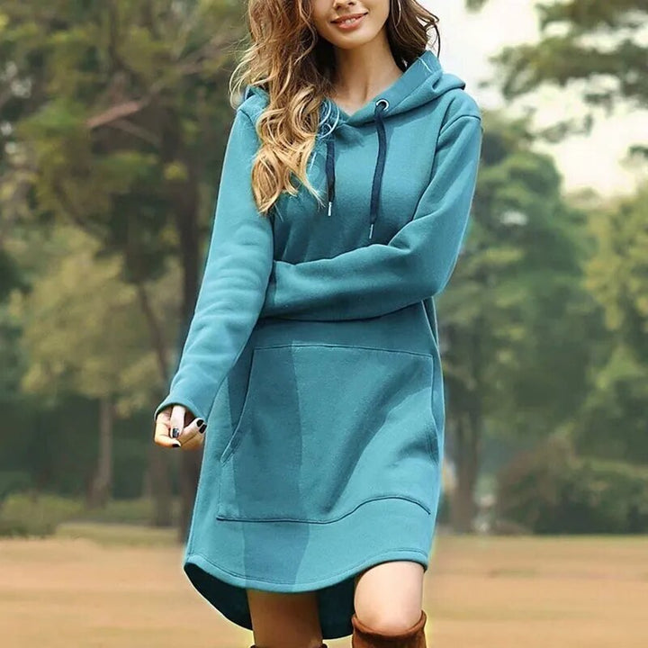 Heidi-Mode | Gemütliches Hoodie-Kleid für Damen