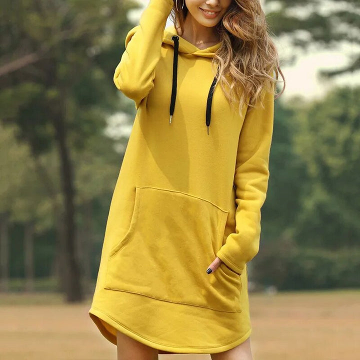 Heidi-Mode | Gemütliches Hoodie-Kleid für Damen