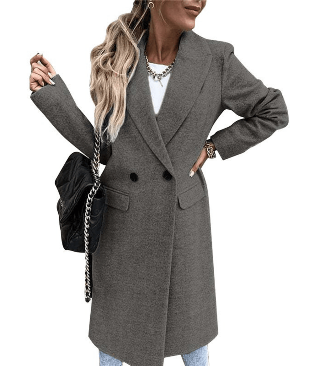 Mila | Bequemer Wollmantel