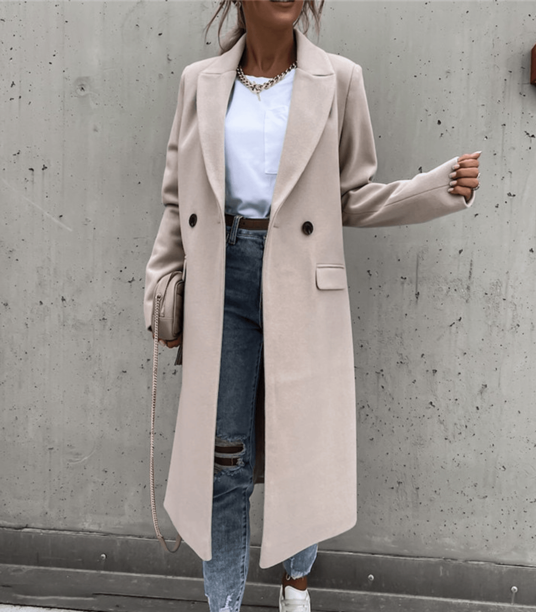 Mila | Bequemer Wollmantel
