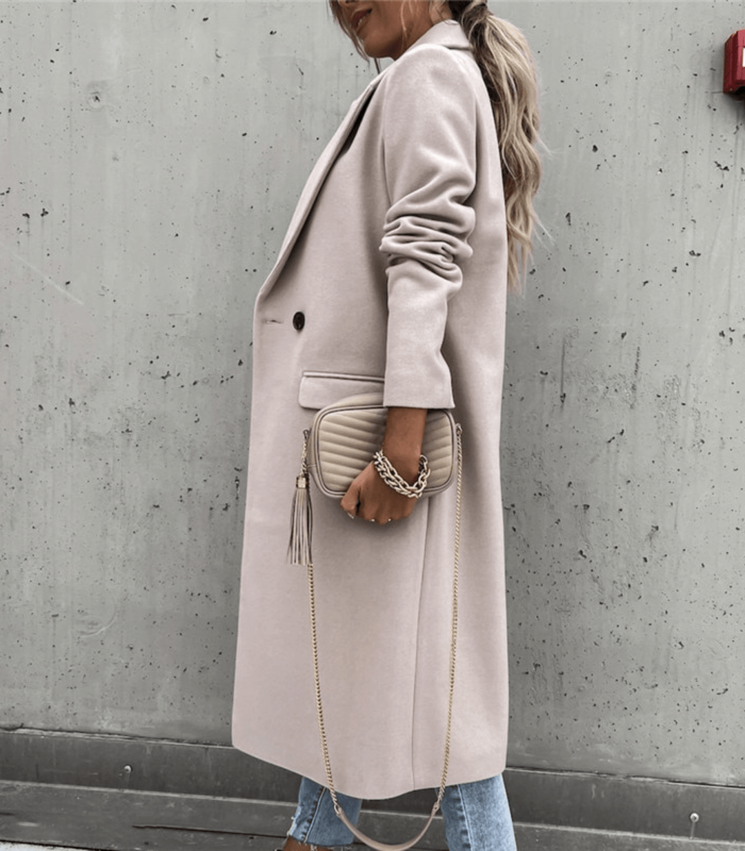 Mila | Bequemer Wollmantel