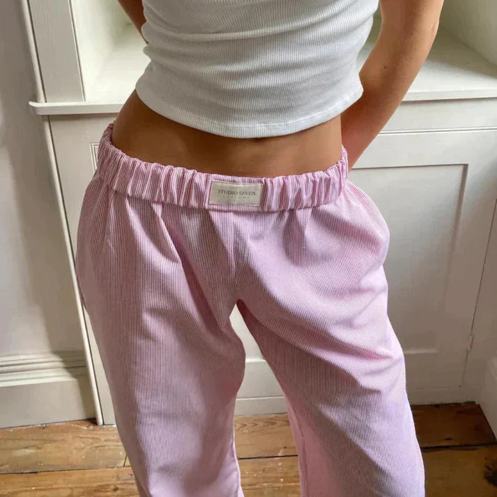 Veronica | Leinenhose  Fließender Schnitt, 100% Leinen, Elegant