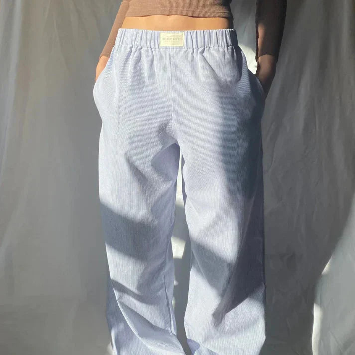 Veronica | Leinenhose  Fließender Schnitt, 100% Leinen, Elegant