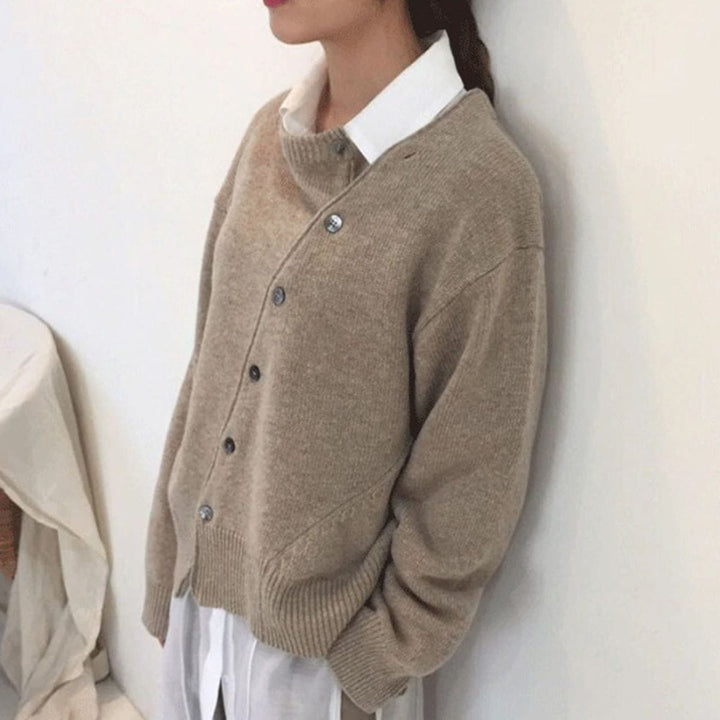 Heidi-Mode | Bequeme Jacke mit Knopfdetails