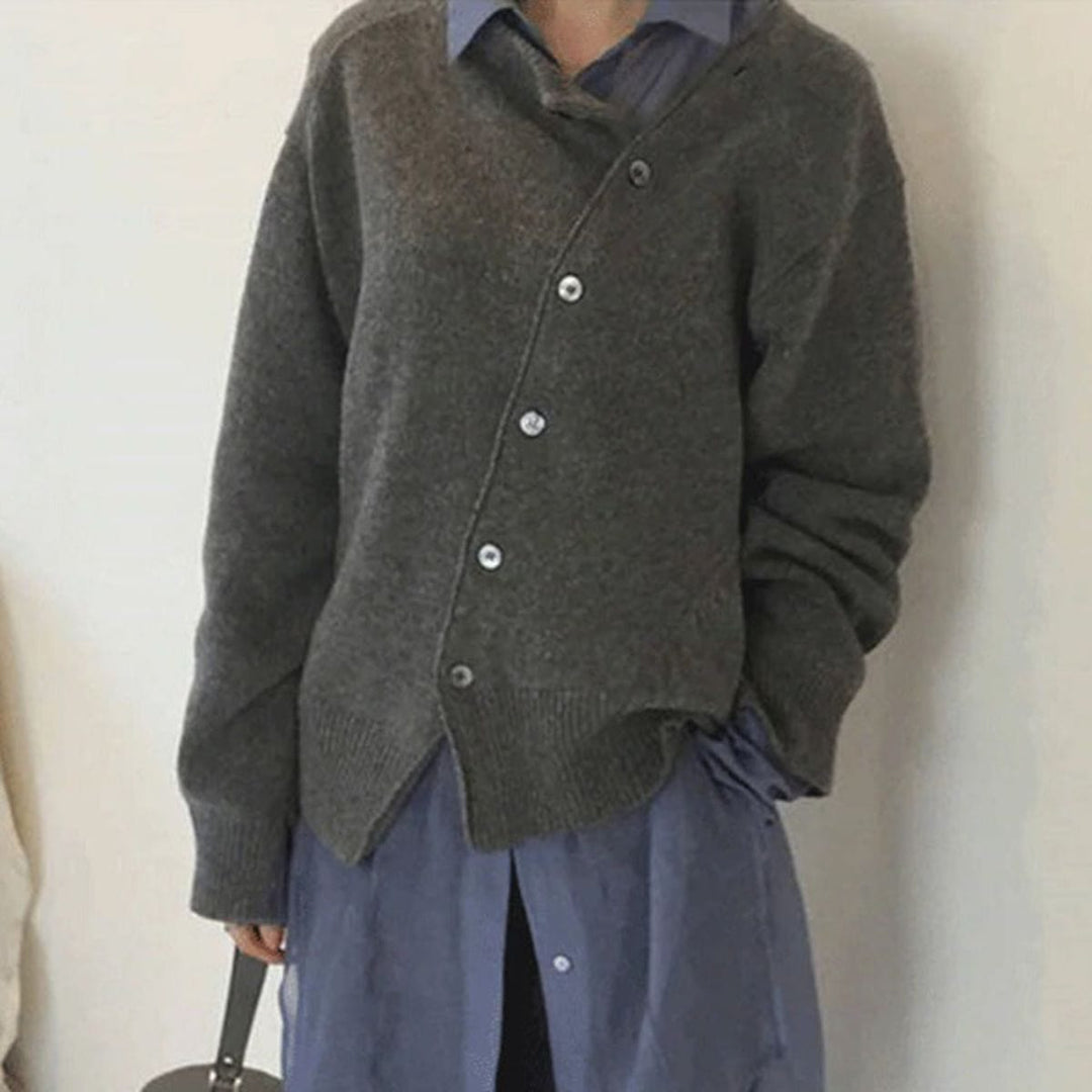 Heidi-Mode | Bequeme Jacke mit Knopfdetails